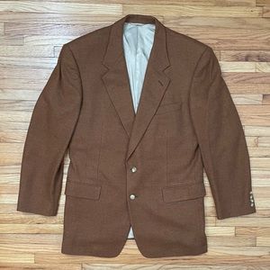 Vintage Brown Plaid Blazer